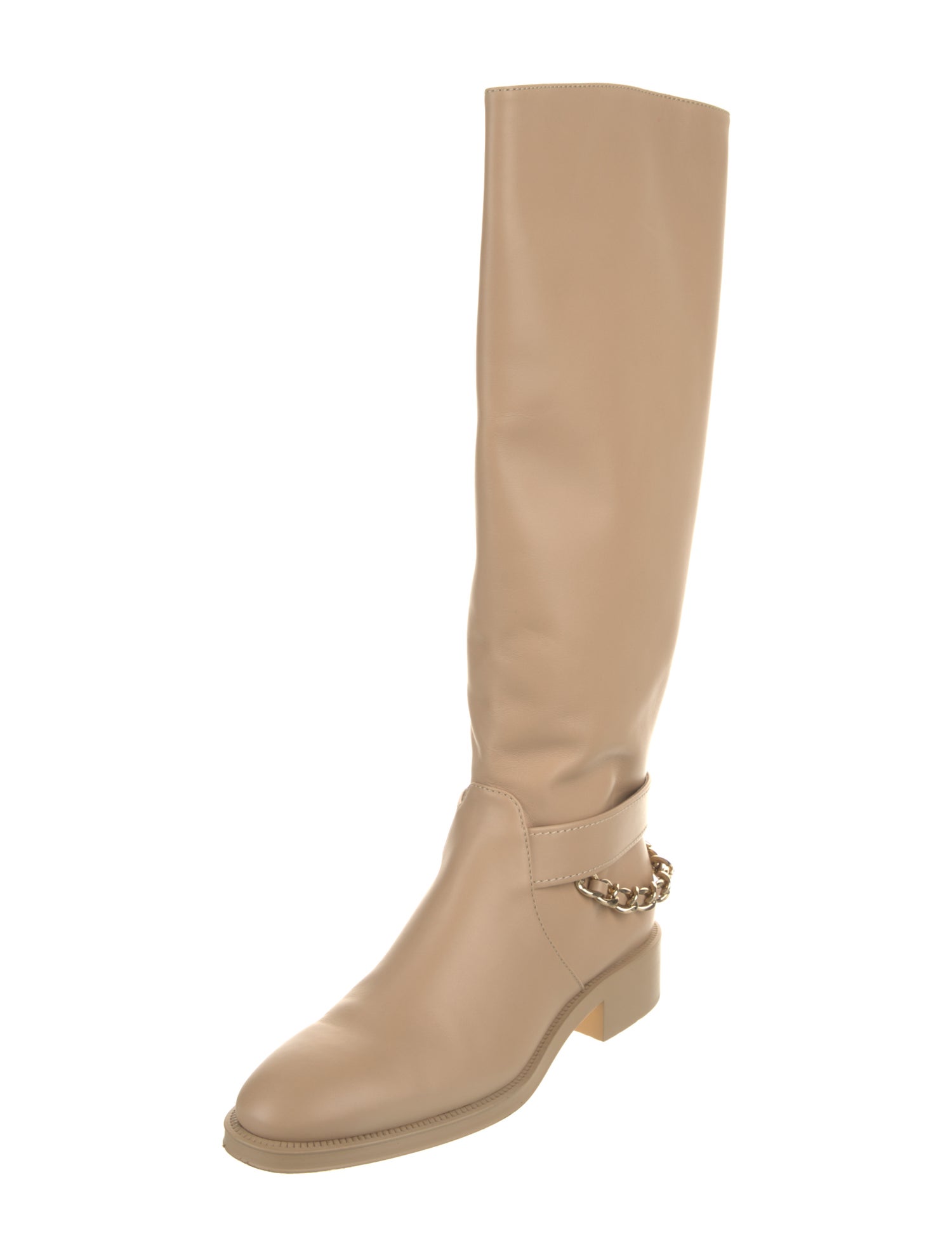 Chanel 2022 Interlocking CC Logo Riding Boots