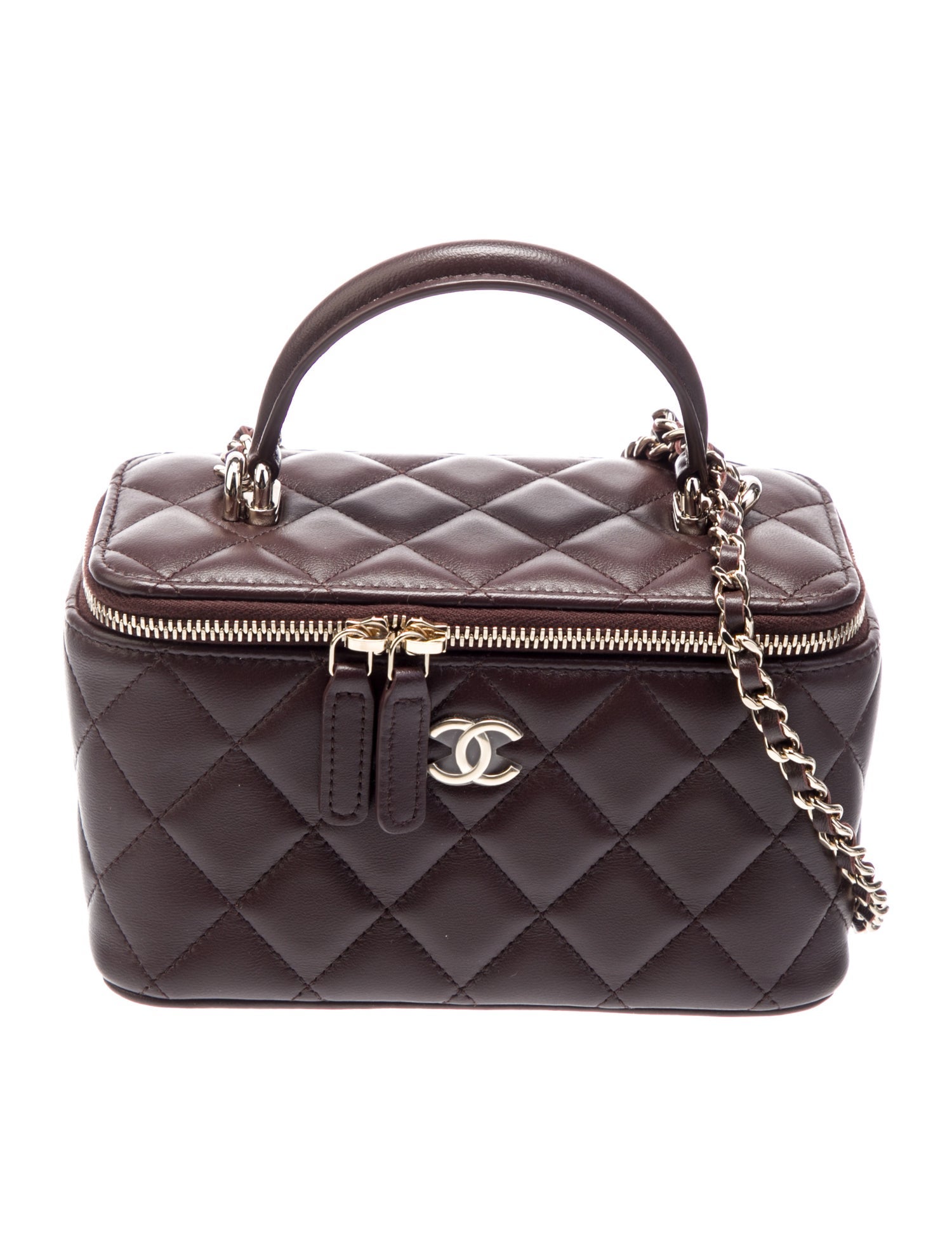 Chanel 2025 Small Top Handle Vanity Case w/ Chain