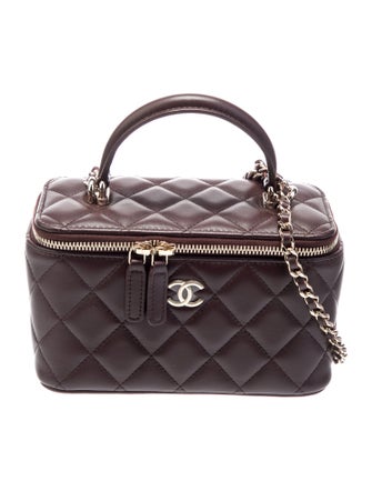 Chanel 2025 Small Top Handle Vanity Case w/ Chain