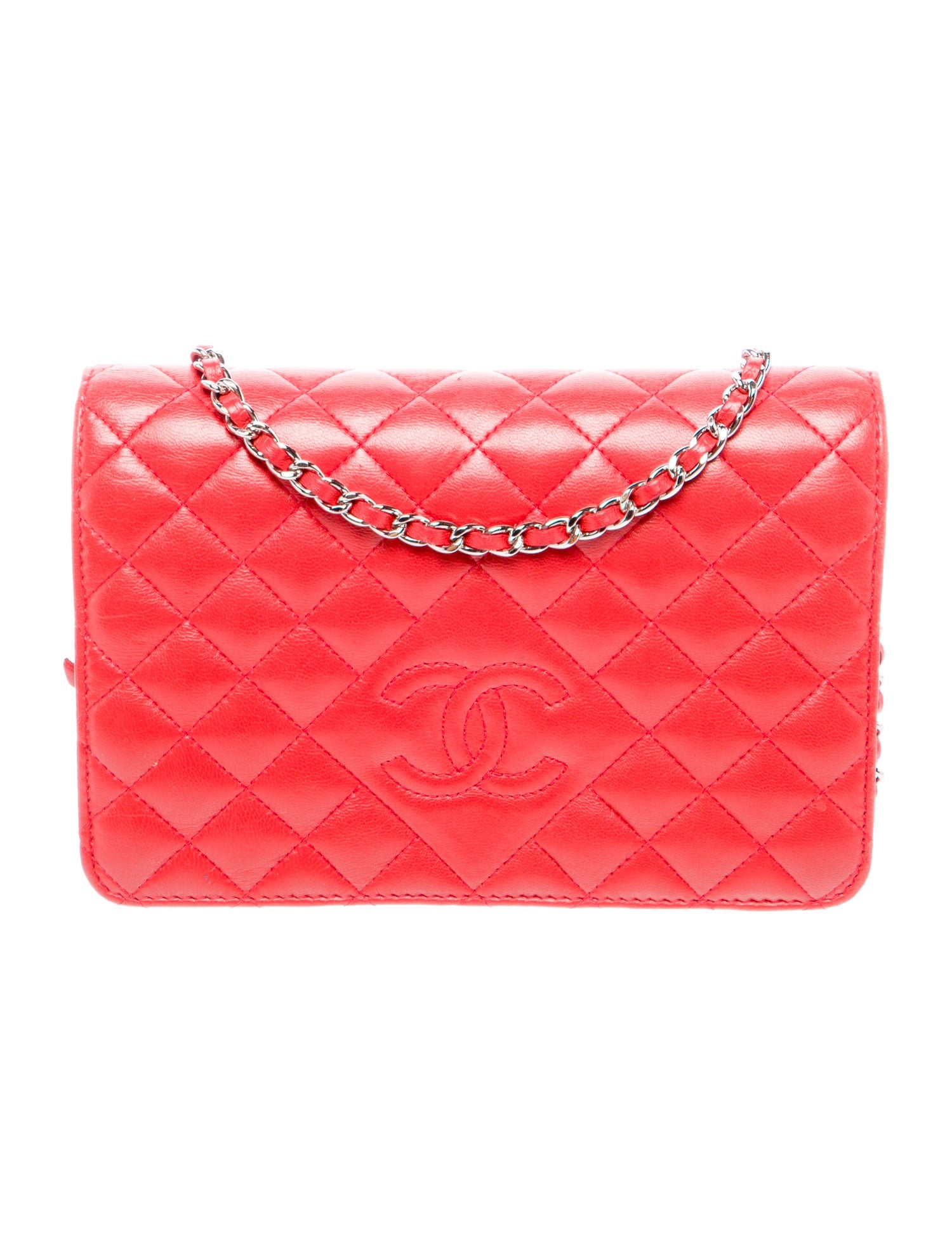Chanel Diamond CC Wallet On Chain