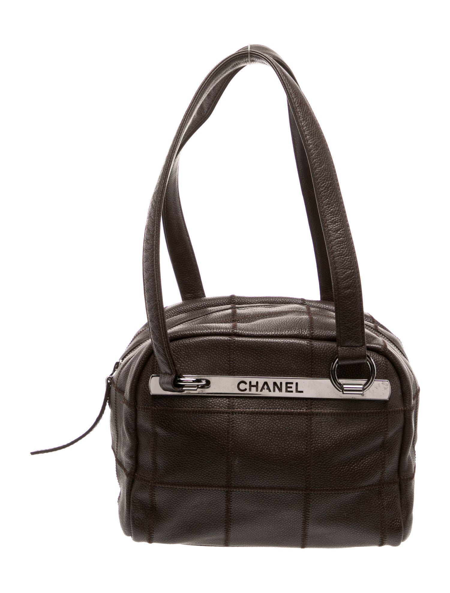 Chanel Square Quilt LAX Bowler Bag