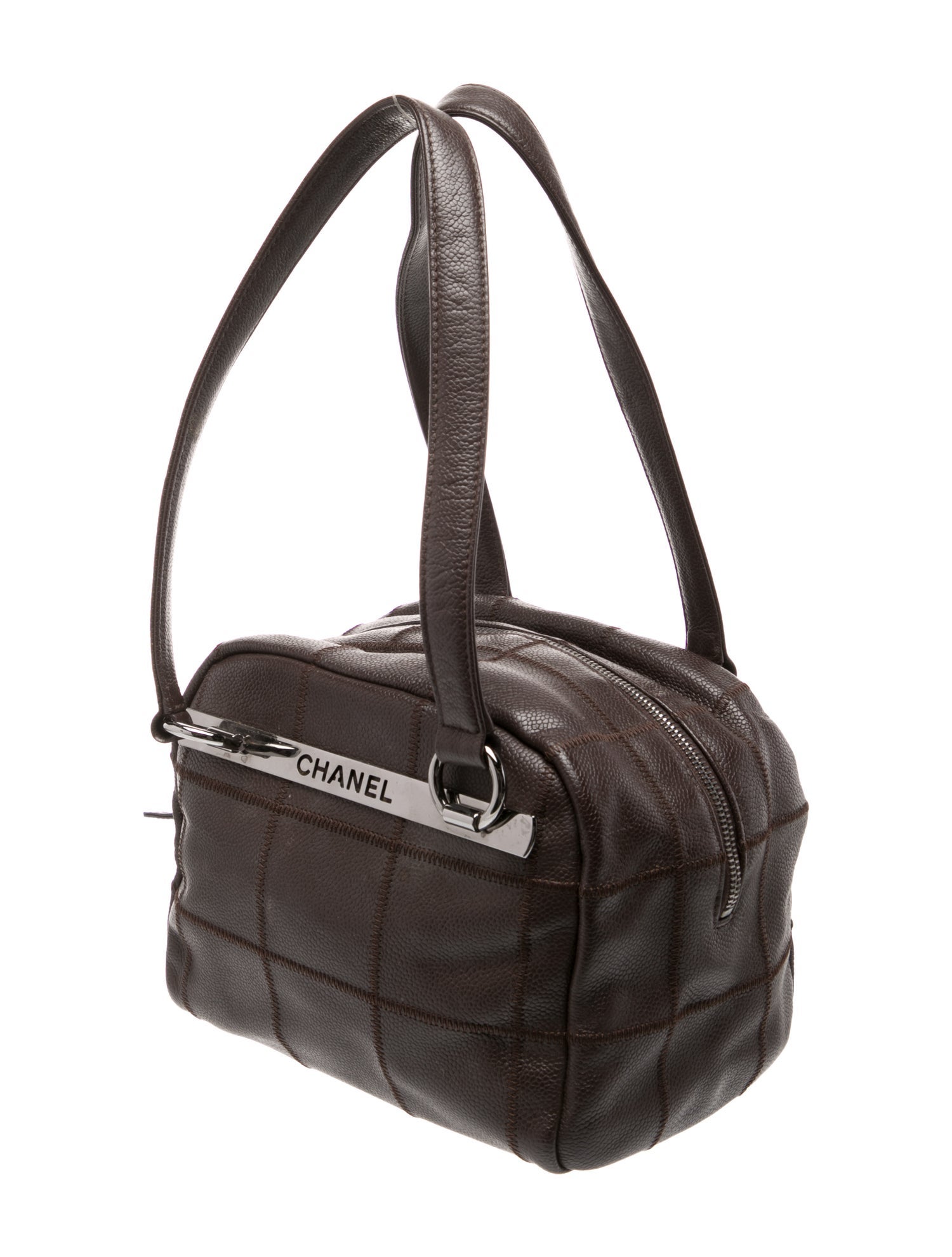 Chanel Square Quilt LAX Bowler Bag