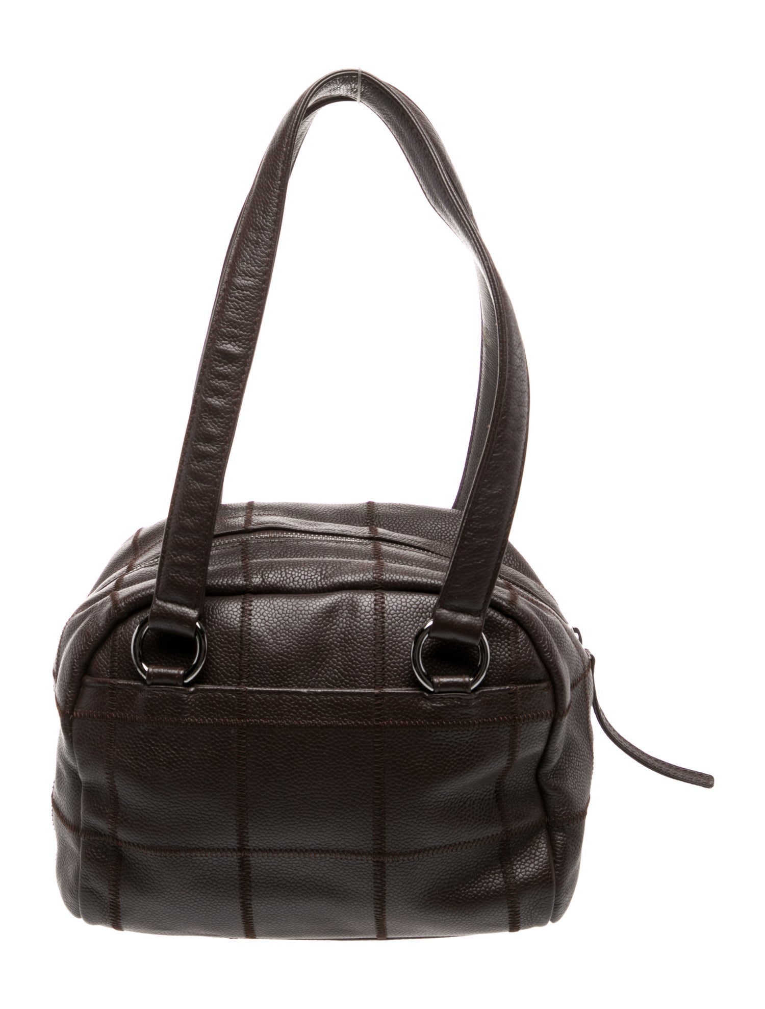 Chanel Square Quilt LAX Bowler Bag