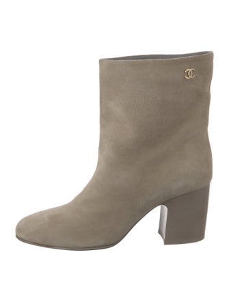 Chanel 2016 Interlocking CC Logo Boots