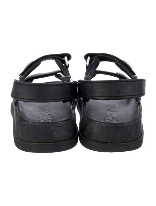 Chanel Interlocking CC Logo Rubber Espadrilles