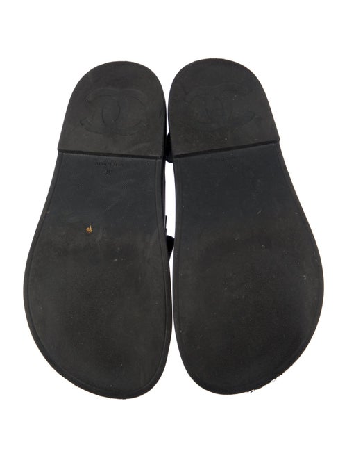 Chanel Interlocking CC Logo Rubber Espadrilles