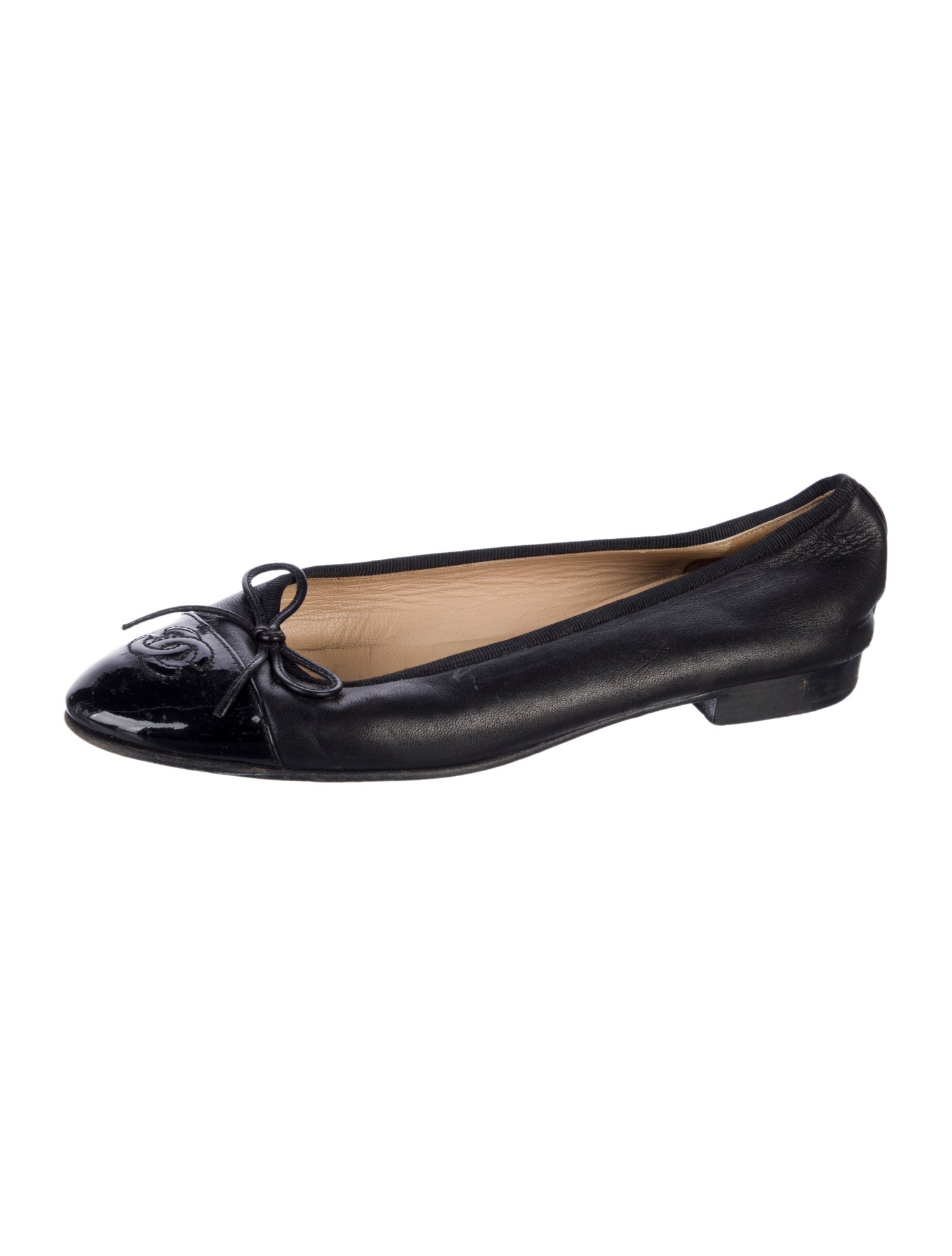 Chanel Brown Logo Flats main image 1