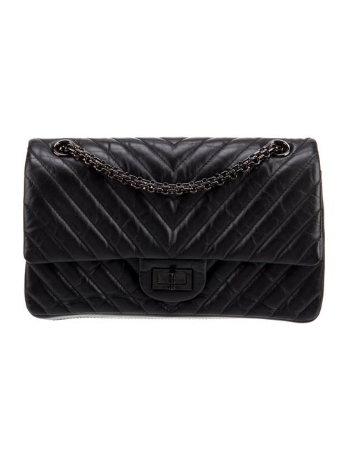Chanel Reissue 225 So Black Double Flap Bag