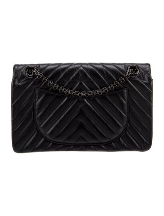 Chanel Reissue 225 So Black Double Flap Bag