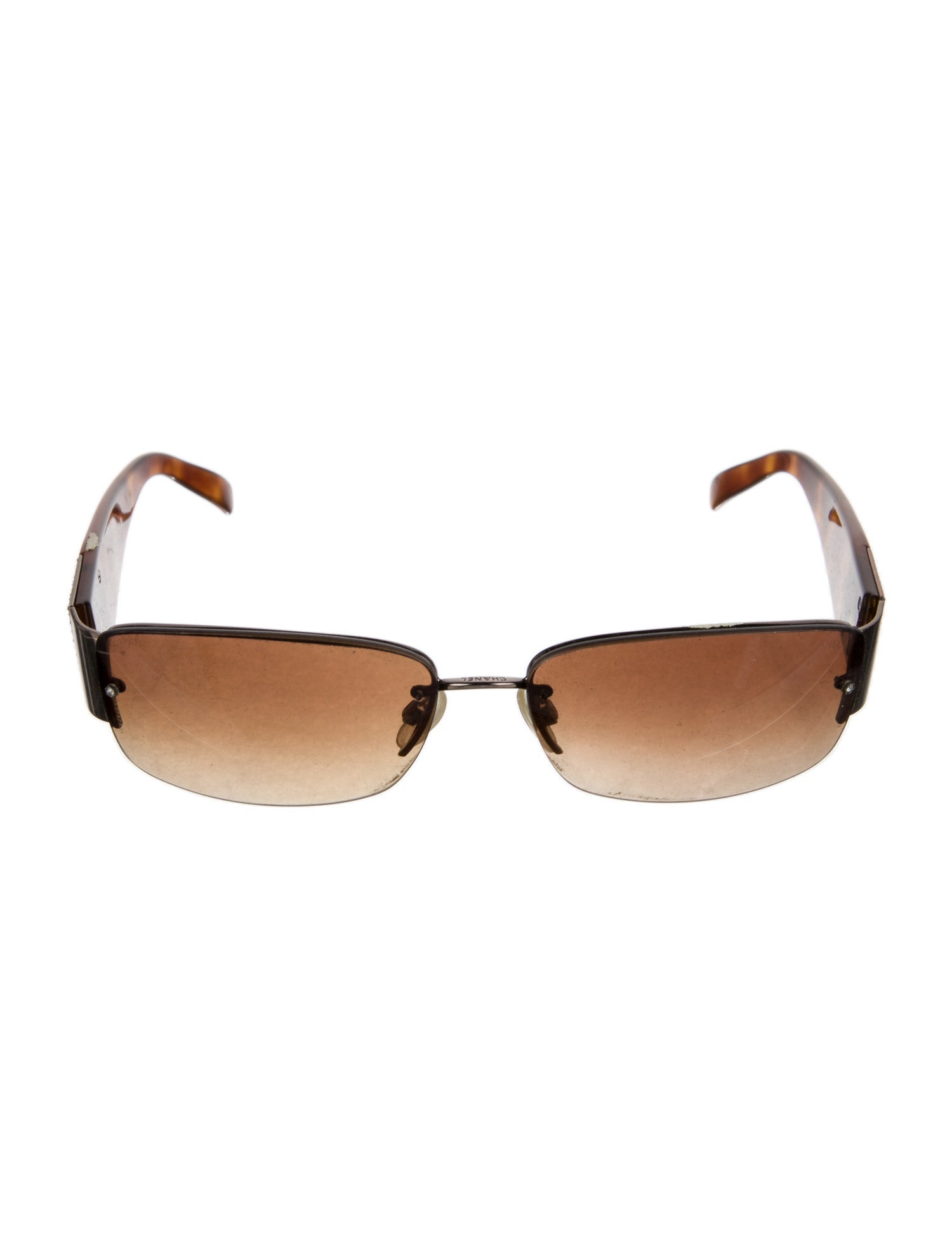 Chanel Interlocking CC Logo Square Sunglasses