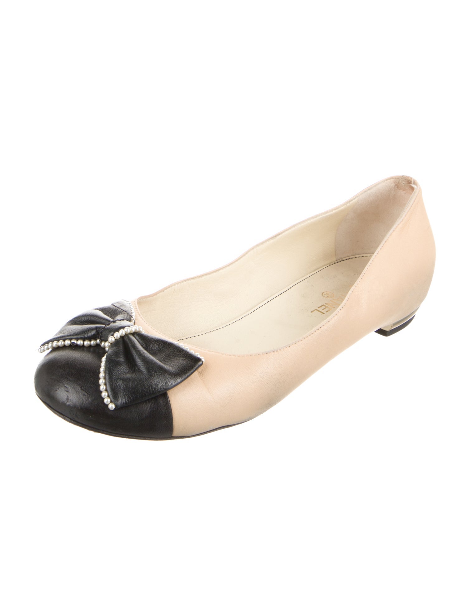 Chanel 2016 Interlocking CC Logo Ballet Flats