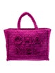 Chanel Tweed Giant Logo Shopping Tote