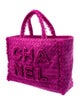 Chanel Tweed Giant Logo Shopping Tote