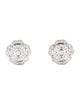 Chanel 18K Diamond Bouton de Camélia Earclip Earrings