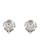 Chanel 18K Diamond Bouton de Camélia Earclip Earrings