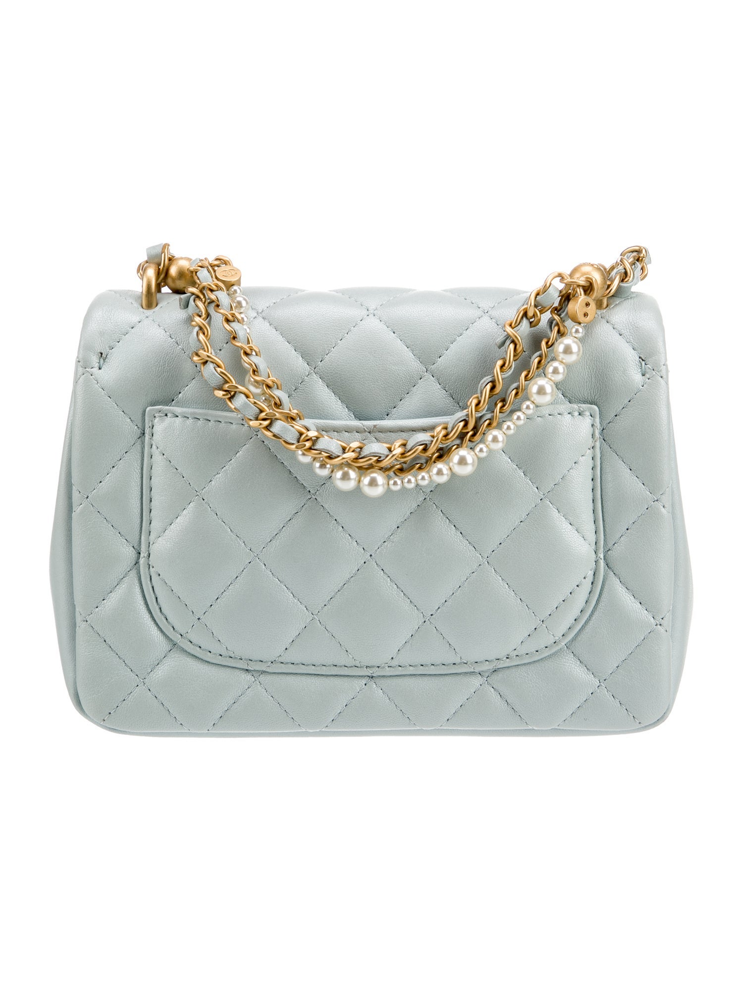 Chanel 2024 Pearl Twist Mini Square Flap Bag