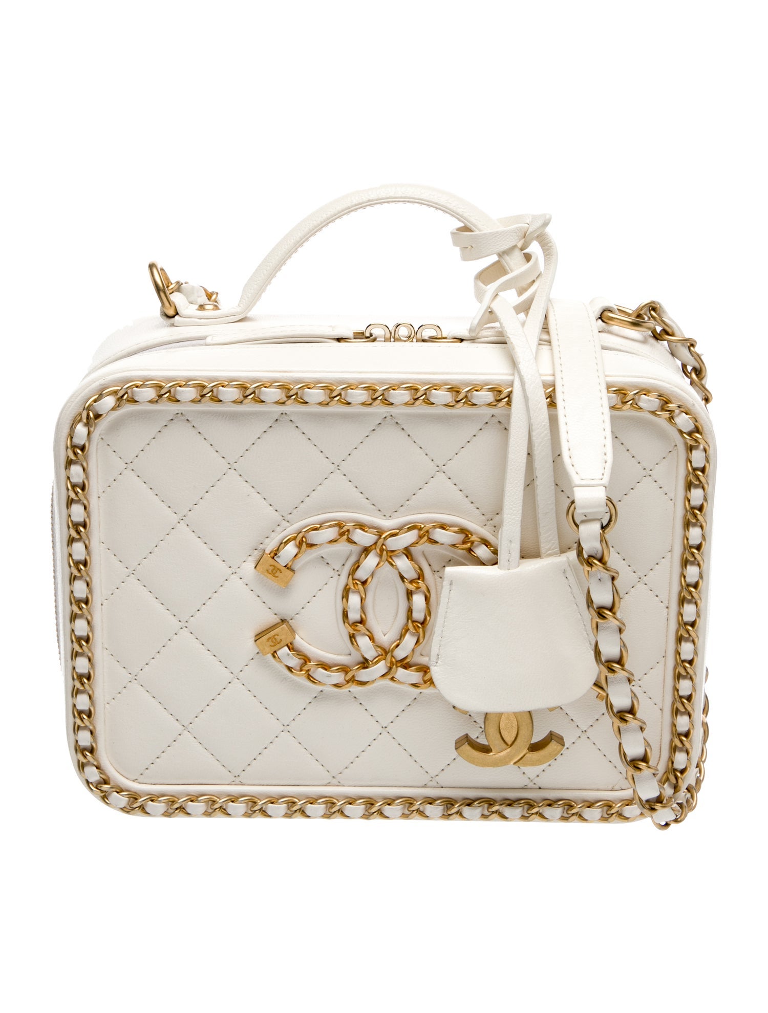 Chanel Medium Chain Around Filigree Vanity