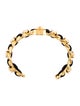 Chanel 2020 Strass & Leather CC Cuff Bracelet