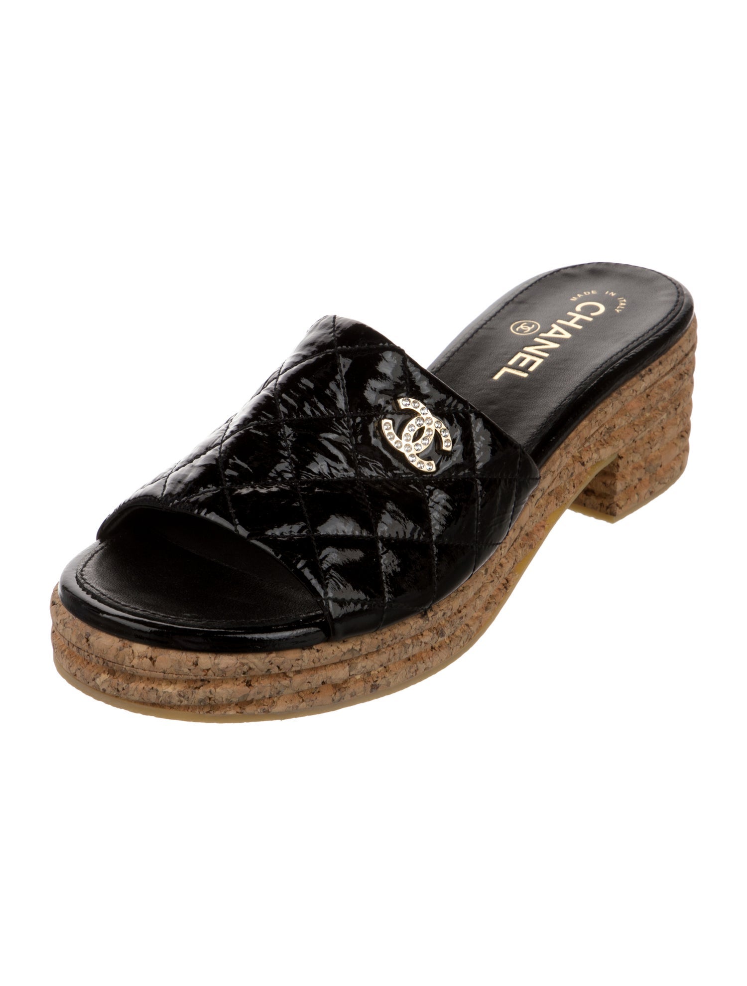 Chanel 2025 Interlocking CC Logo Espadrilles