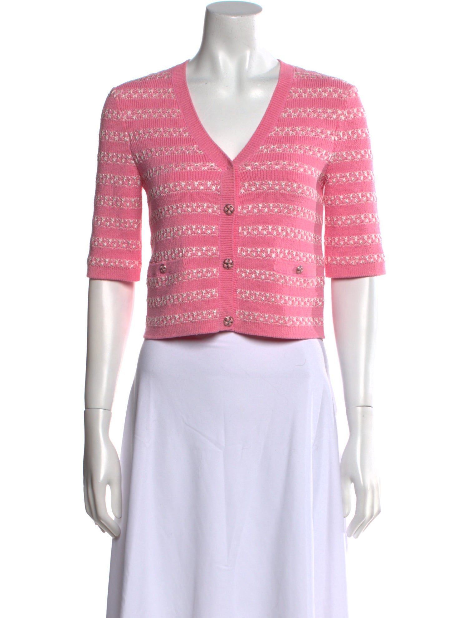 Chanel 2024 V-Neck Sweater w/ Tags