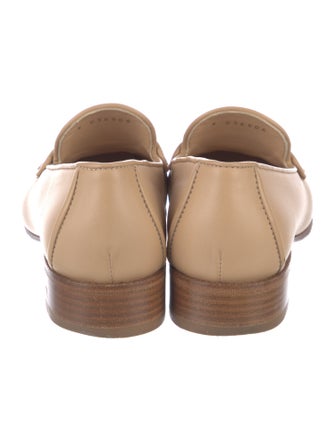 Chanel Interlocking CC Logo Leather Loafers