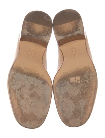 Chanel Interlocking CC Logo Leather Loafers