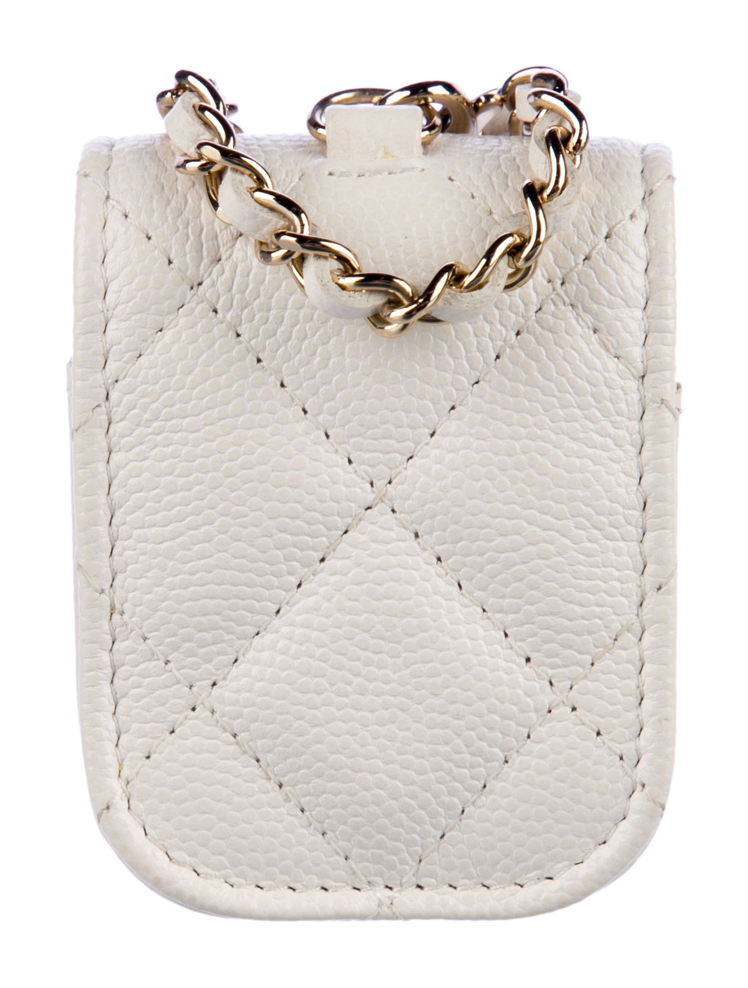 Chanel Caviar Quilted Airpod Case