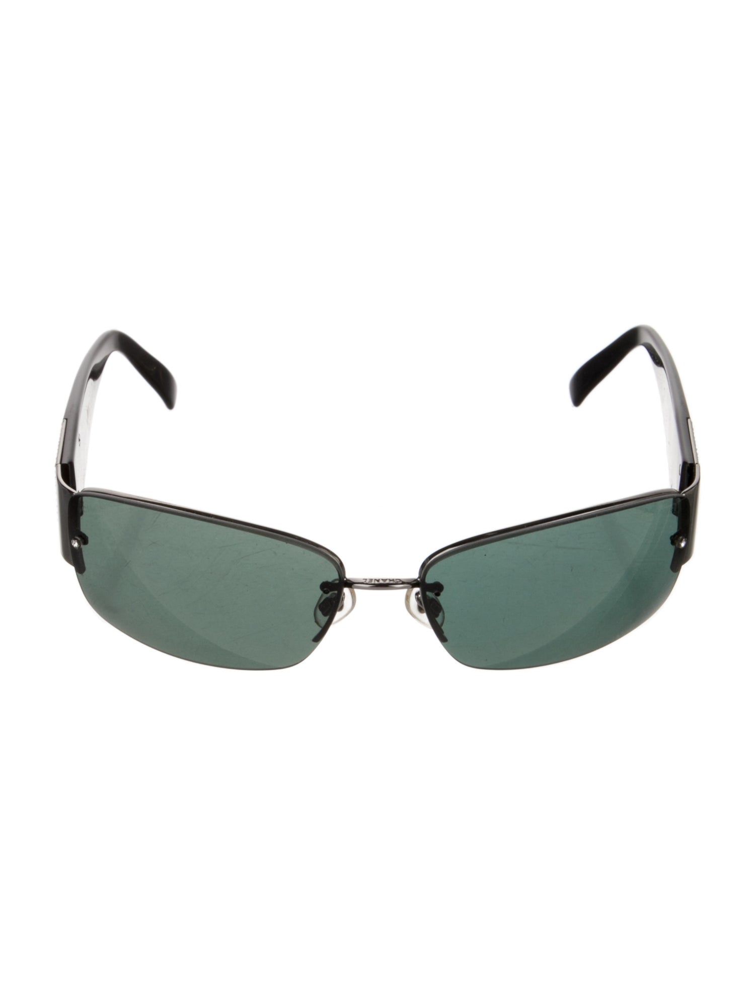 Chanel Interlocking CC Logo Shield Sunglasses