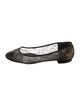 Chanel Camellia Accent Lace Ballet Flats