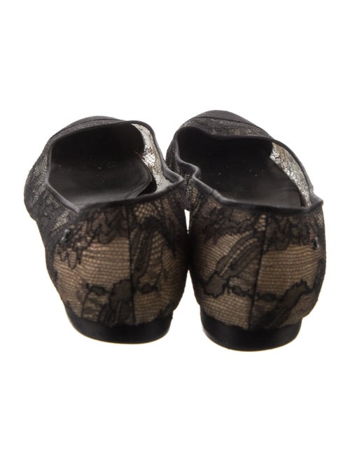 Chanel Camellia Accent Lace Ballet Flats