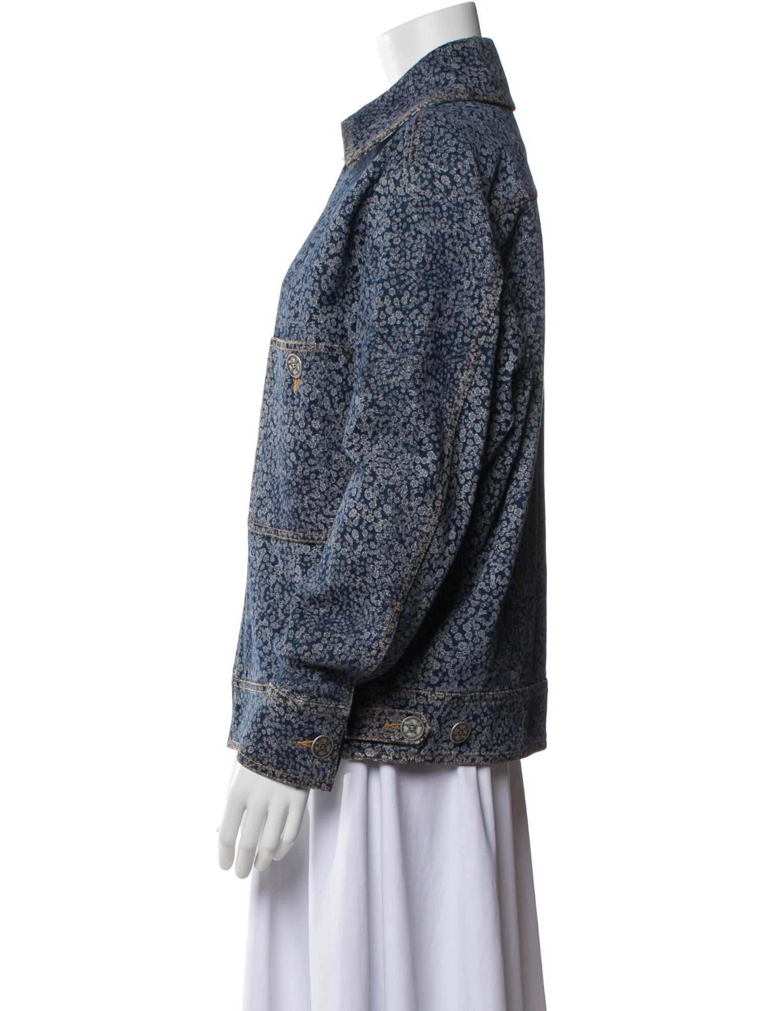 Chanel 2021 Printed Jacket w/ Tags