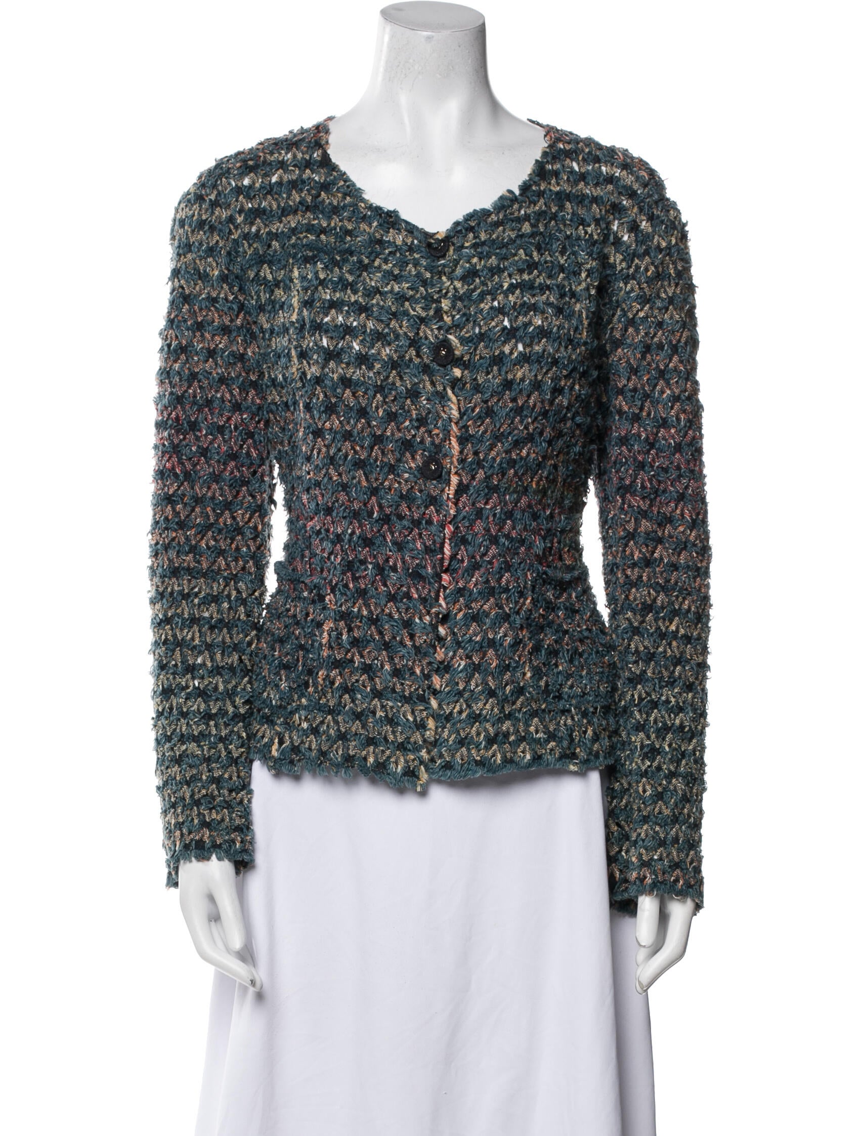 Chanel 2007 Tweed Pattern Sweater