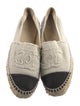 Chanel Interlocking CC Logo Canvas Espadrilles