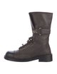 Chanel 2021 Interlocking CC Logo Combat Boots