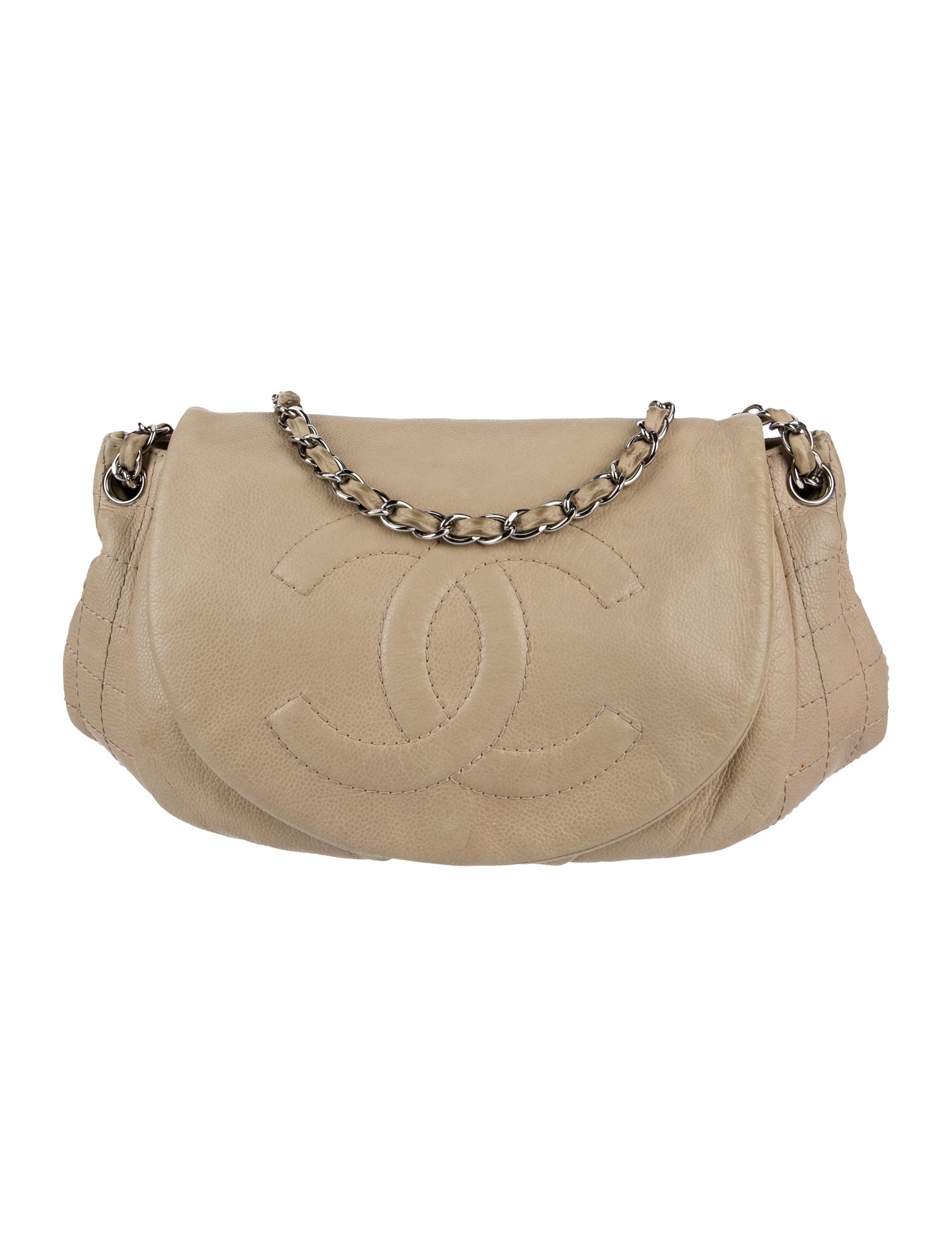 Chanel Large Half Moon Flap Bag
