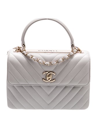 Chanel Small Chevron Trendy Handle Bag