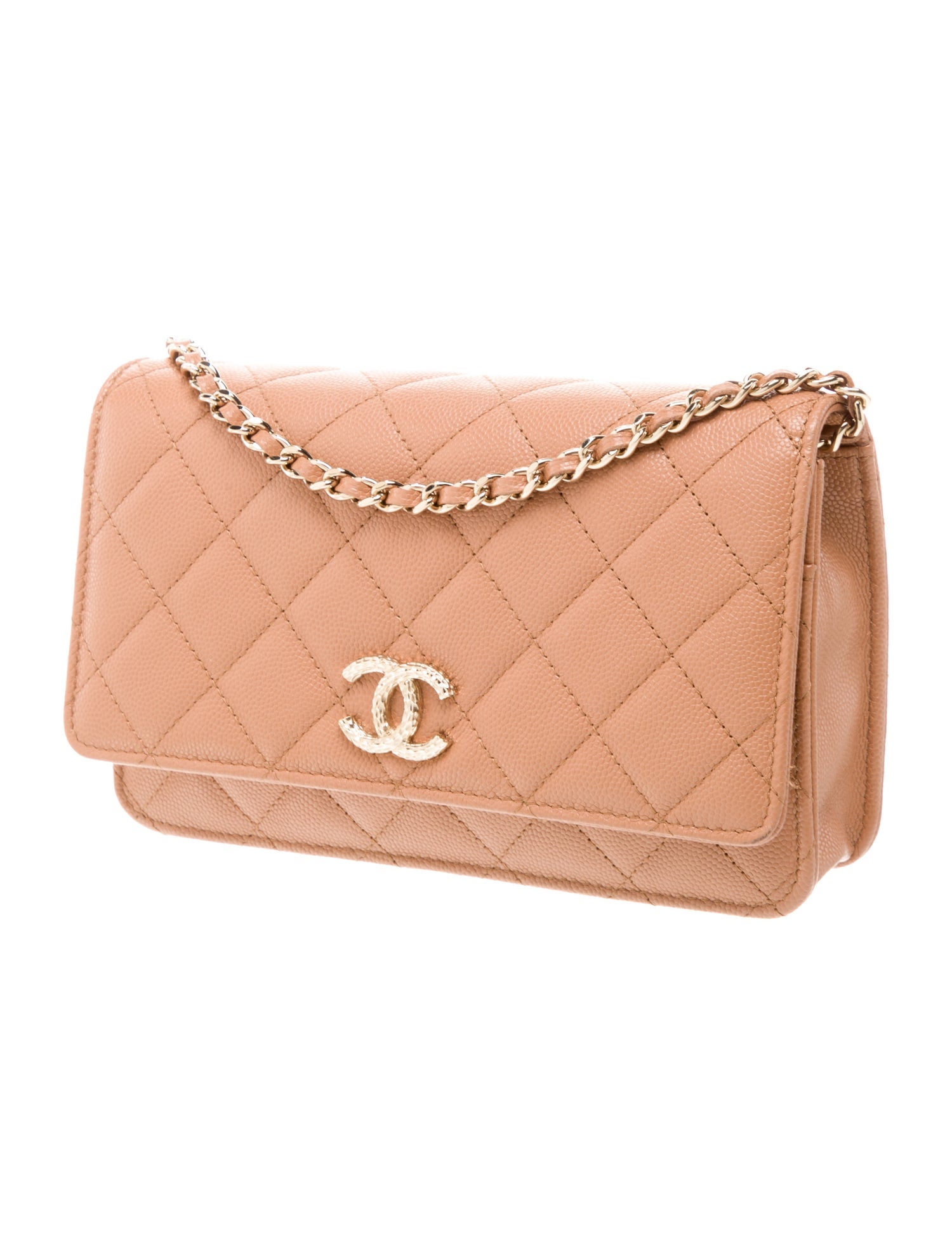 Chanel Quilted CC Wallet On Chain