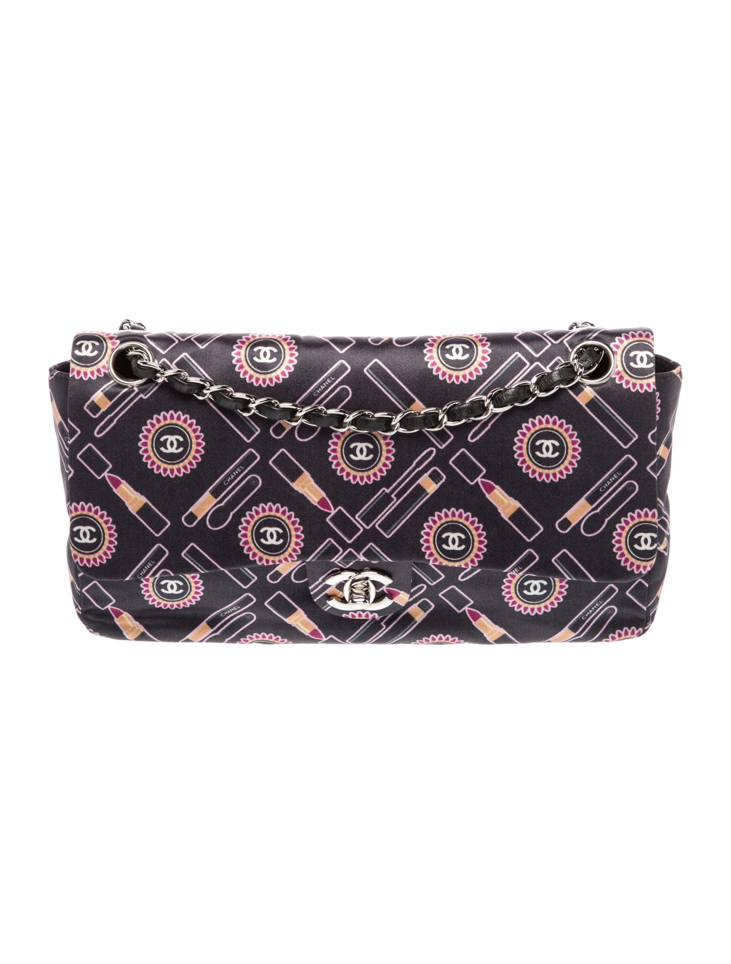 Chanel Satin Lipstick Flap Bag