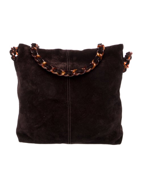 Chanel Suede CC Hobo