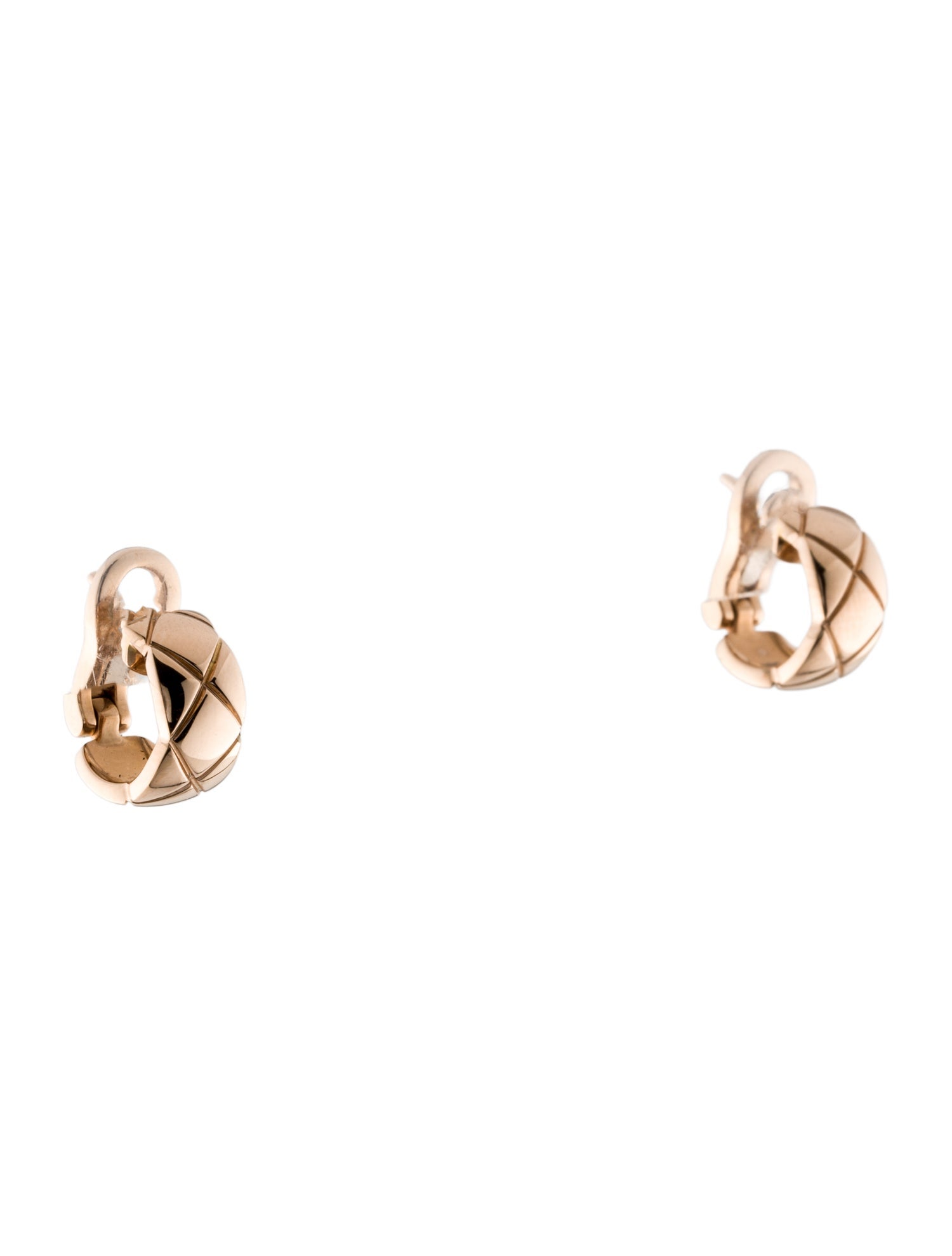 Chanel 18K Coco Crush Earclips