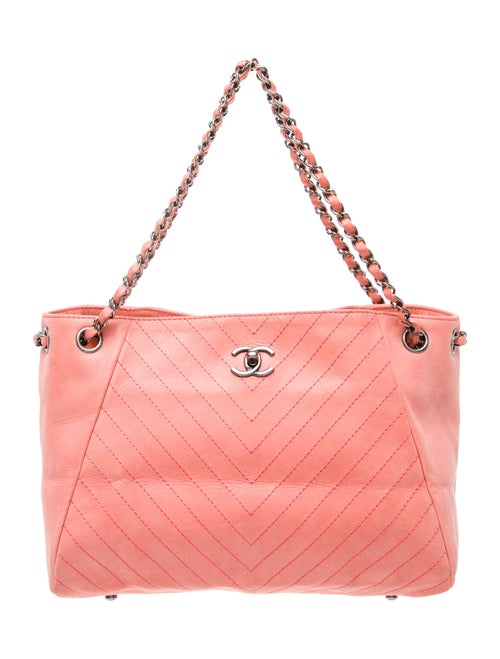 Chanel Chevron Supple Rock Tote
