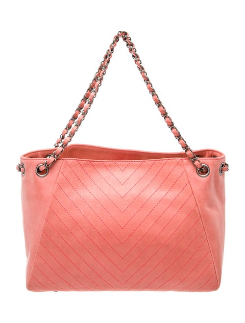 Chanel Chevron Supple Rock Tote