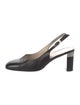 Chanel Vintage Leather Slingback Pumps