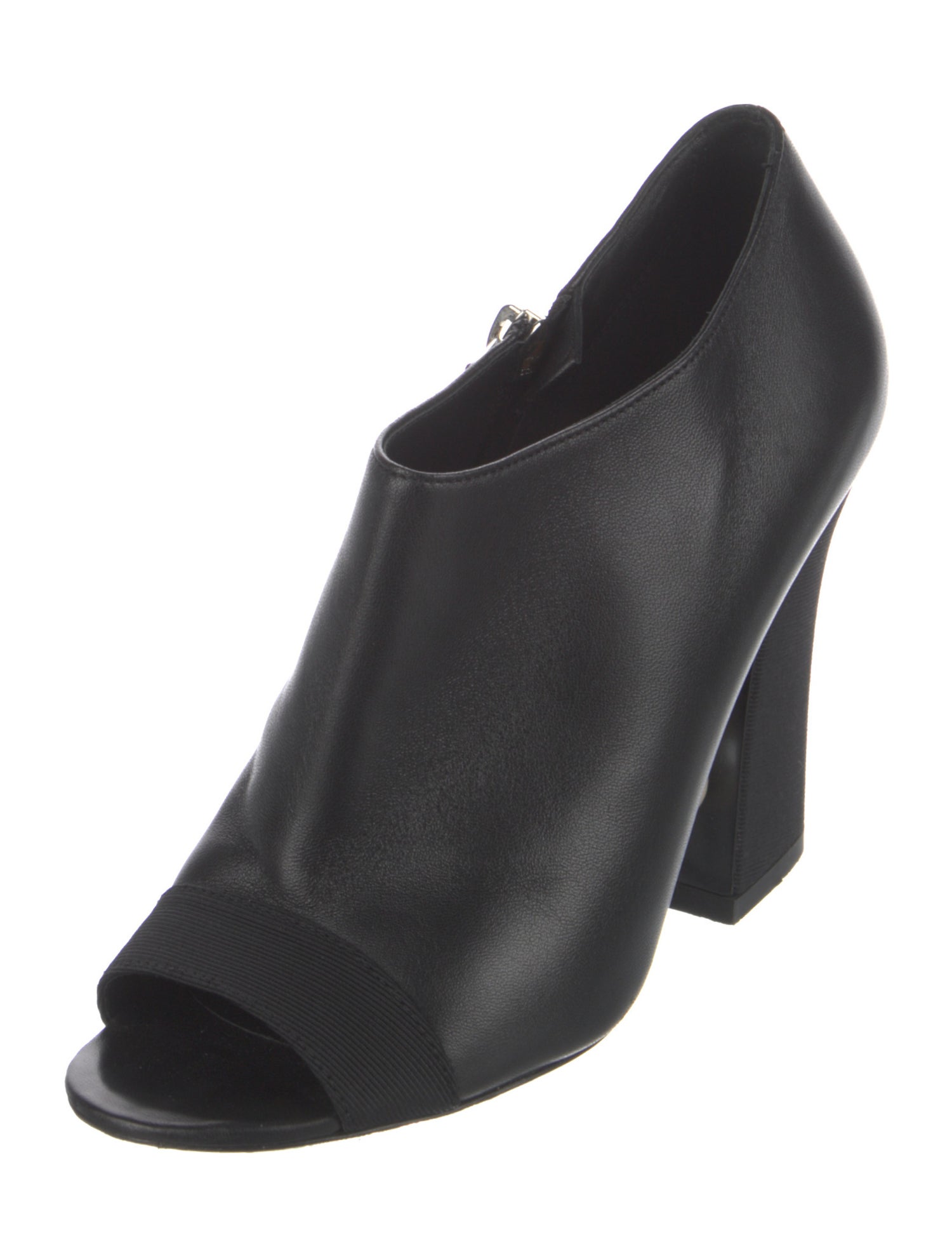 Chanel Interlocking CC Logo Leather Boots