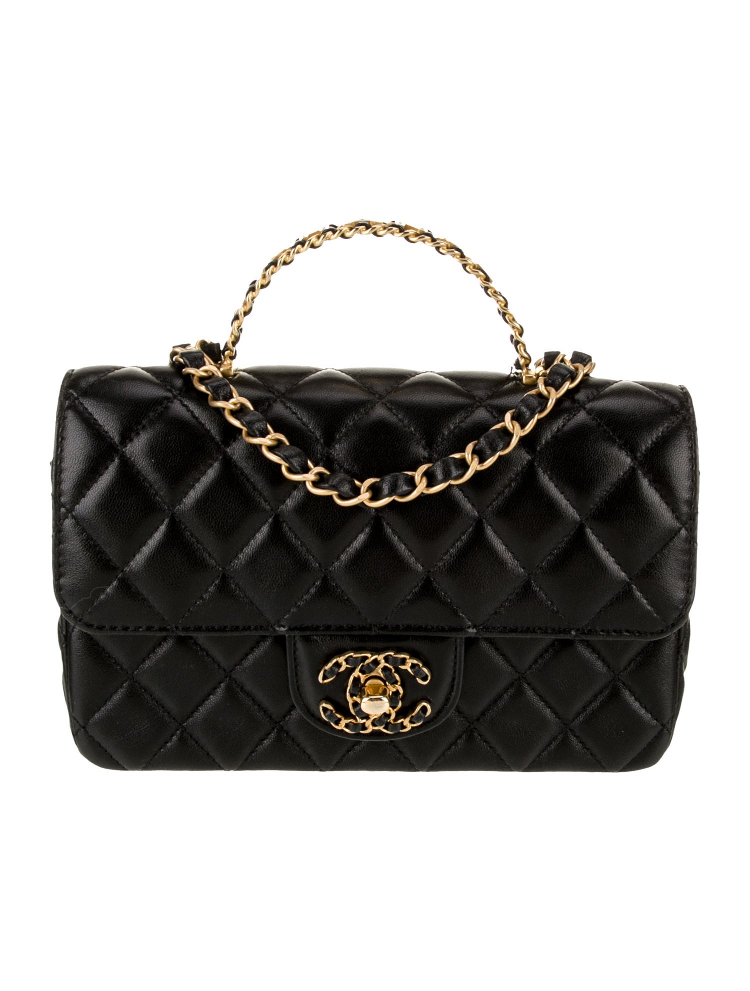 Chanel 2024 Rectangular Mini Strass On Top Flap Bag