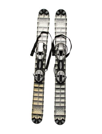 Chanel Pair of Blade Skis