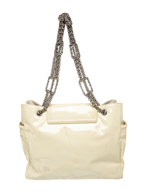 Chanel Patent Mademoiselle Lock Bijoux Chain Flap Bag