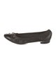Chanel Interlocking CC Logo Leather Ballet Flats