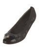 Chanel Interlocking CC Logo Leather Ballet Flats