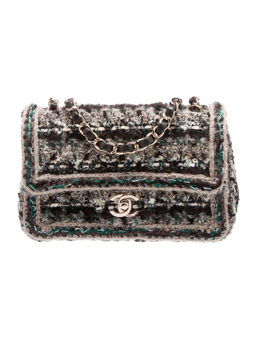 Chanel Paris-Hamburg Fantasy Tweed Rectangular Mini Single Flap Bag